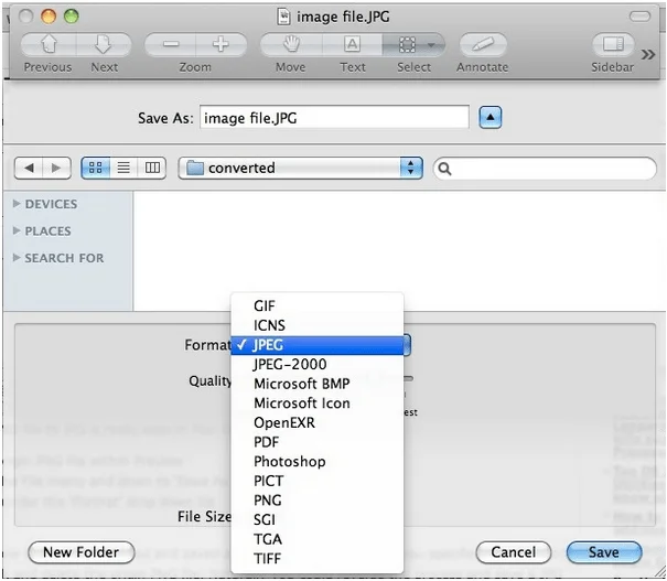 Comment convertir un PDF en JPG sur un Mac