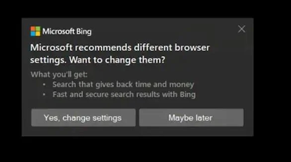 Pop-up Rekomendasi Browser/Mesin Pencari Windows 10 – Bagaimana Cara Menghentikannya?