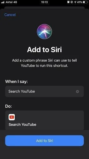 AppleはiOS13アップデートでSiriショートカットに新しい見方をしています
