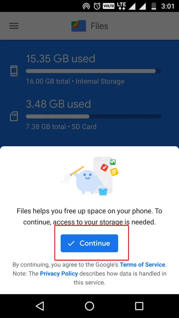 Cum să transferați fișiere din stocarea internă pe cardul SD pe Android