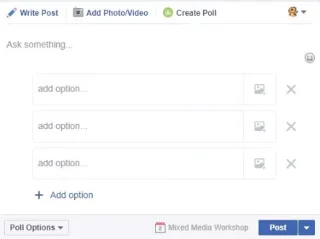 จะสร้างโพลบน Facebook ได้อย่างไร?