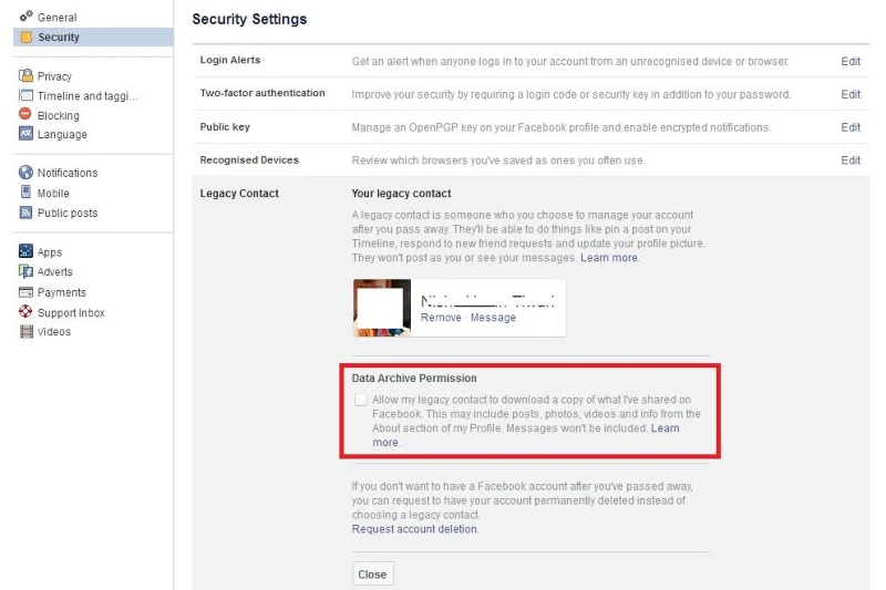 Cara Menambahkan Kontak Lama Agar Akun Facebook Anda Tetap Hidup Selamanya