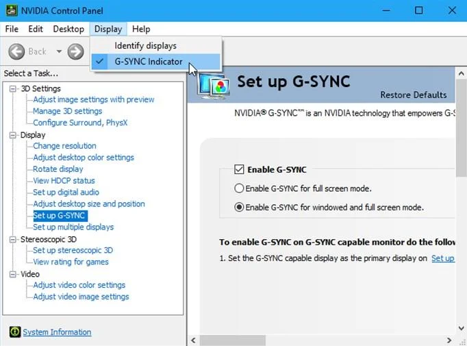 Windows PC에서 FreeSync를 활성화하는 방법