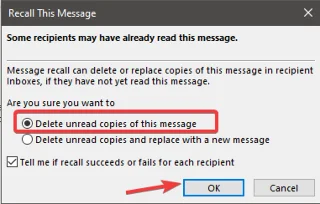 Comment rappeler un e-mail dans Outlook ?