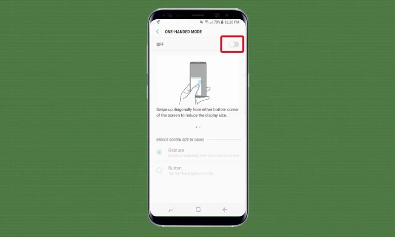 Samsung Galaxy 8 dan 8 Plus: Pilih Fitur untuk Mengaktifkan/Menonaktifkan