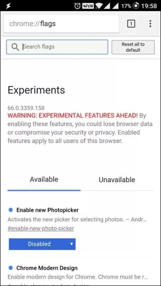 5 configuraciones ocultas de Android de Google Chrome que vale la pena ajustar