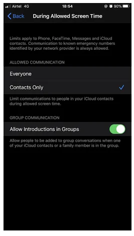 İletişim Sınırları: iPhone'daki "Ekran Süresi"ndeki En Son Özellik (iOS 13.3)