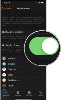 Comment gérer les notifications sur Apple Watch