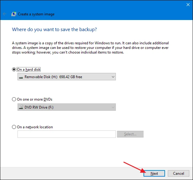 Cómo crear una copia de seguridad rápida del sistema en Windows 10, 7 y 8