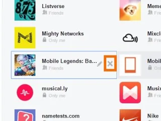 Cara Memutuskan Rantai Akun Facebook dari Aplikasi