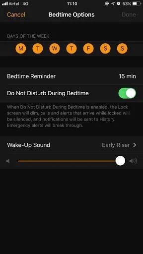 Appleは、おやすみの睡眠のために設定された待ち時間に睡眠を追加することを計画しています