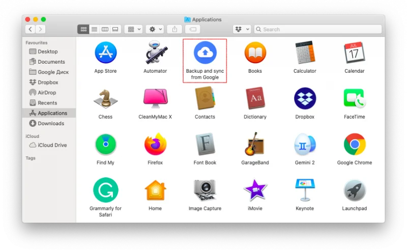 Google Drive'ı Mac'ten Kaldırma