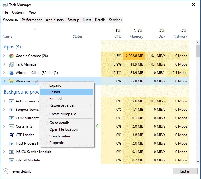Formas de solucionar problemas de la barra de tareas de Windows 10