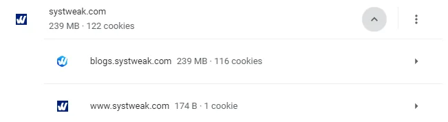 Pasos sobre cómo borrar las cookies de Chrome y la caché para un solo sitio