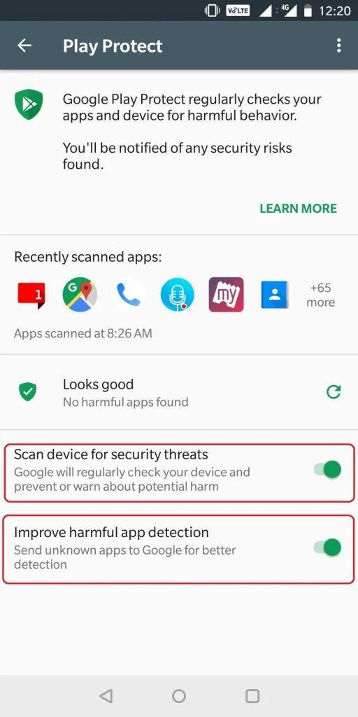 Configuración de Android para ahorrar batería, almacenamiento y tiempo