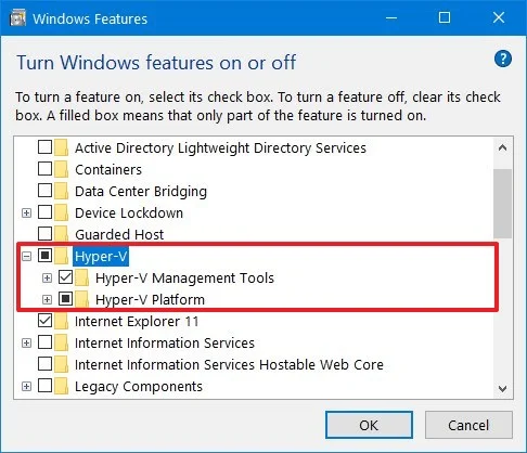 Paso a paso: habilite y configure Hyper-V Windows 10 para ejecutar máquinas virtuales
