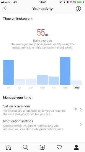 Cómo comprobar el tiempo dedicado a Facebook e Instagram