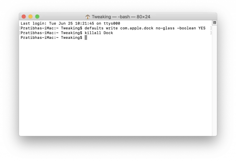 วิธีเปิดใช้งานคุณสมบัติที่ซ่อนอยู่โดยใช้ Terminal บน Mac