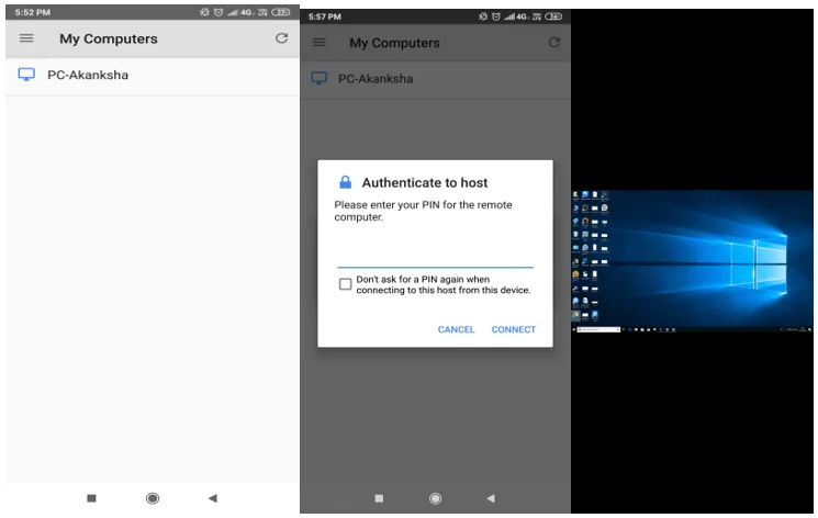 Cum să accesați desktopul la distanță folosind telefonul mobil
