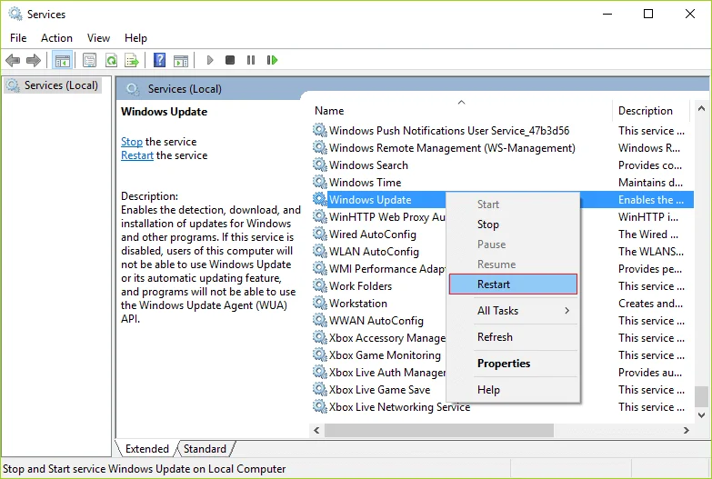 Servicios de Windows