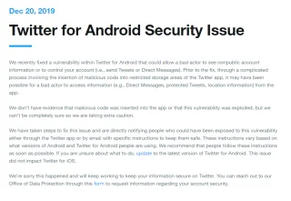 Pengguna Android: Segera Perbarui Versi Terbaru Aplikasi Twitter Anda