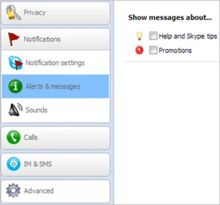 Cách Tắt hoặc Tắt Khuyến mại Skype và Mẹo Trợ giúp