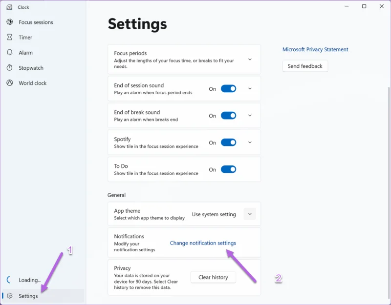 Cách kích hoạt và sử dụng Focus Sessions trong Windows 11