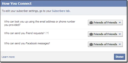 Chặn tin nhắn, yêu cầu kết bạn từ người lạ trên Facebook