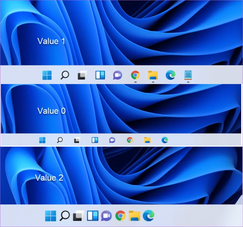 Cách thay đổi kích thước các biểu tượng trên thanh tác vụ trong Windows 11