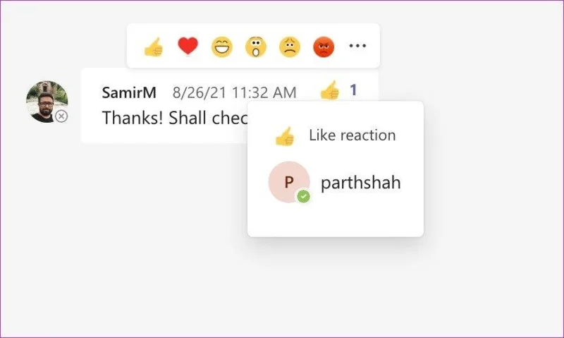 Cách trả lời một tin nhắn cụ thể trong Microsoft Teams