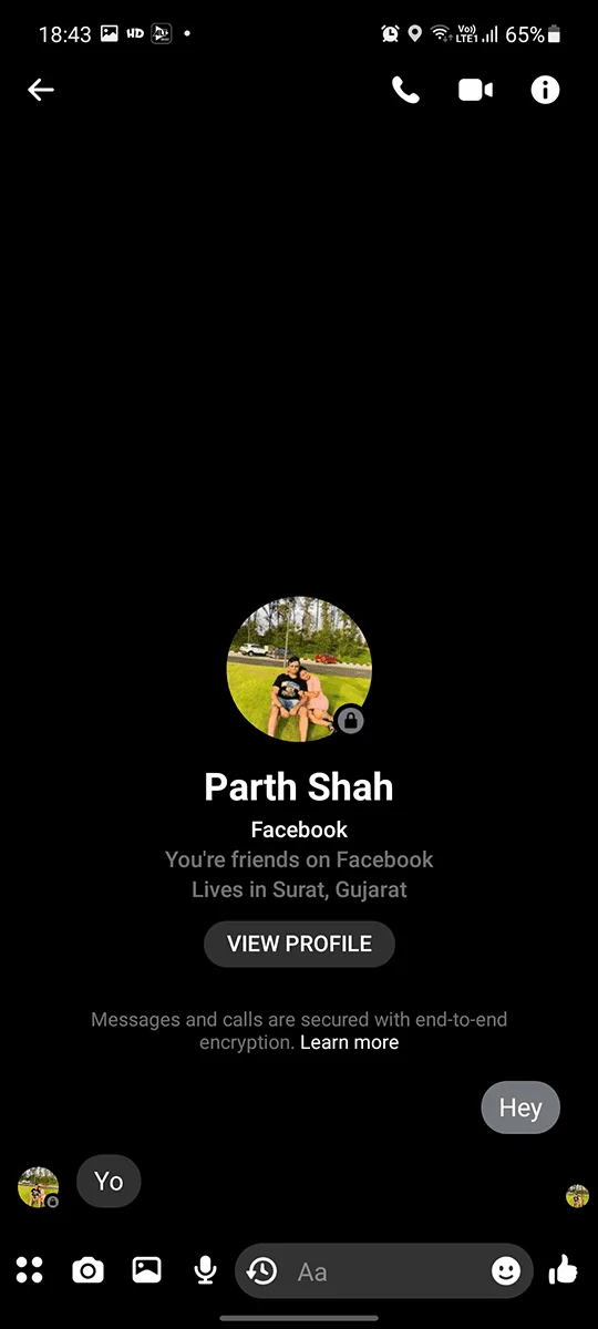 Cách sử dụng cuộc trò chuyện bí mật trong Facebook Messenger