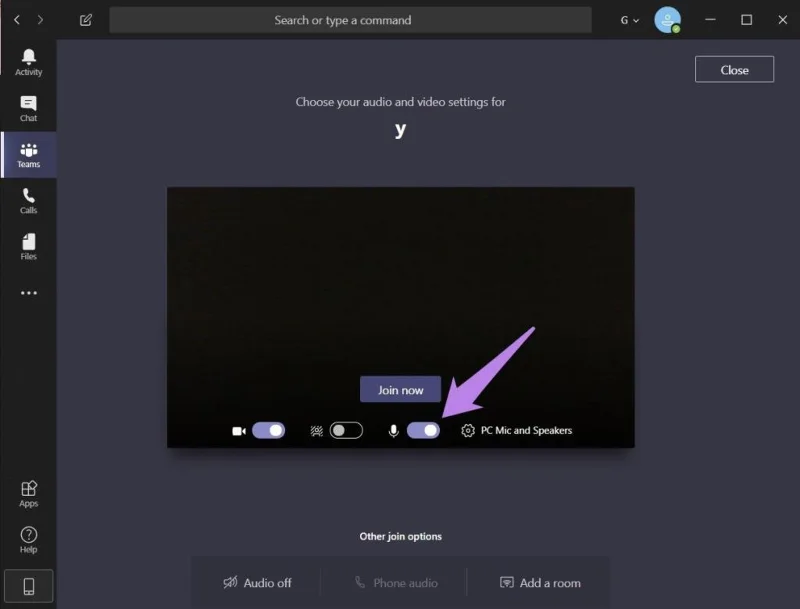 Cách tắt tiếng và bật tiếng người tham gia trong Microsoft Teams