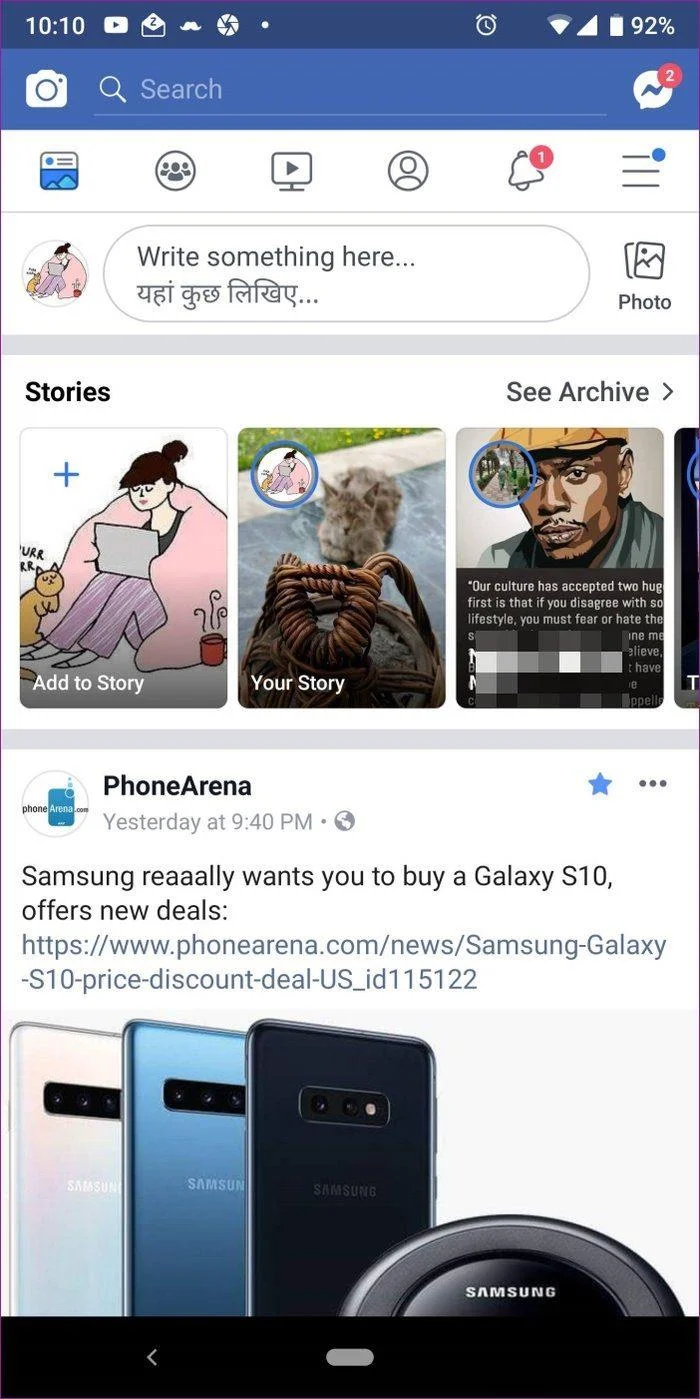 Câu chuyện của bạn là gì trên Facebook và Messenger