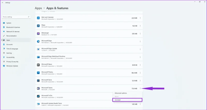 Cách tắt Microsoft Teams trong Windows 11
