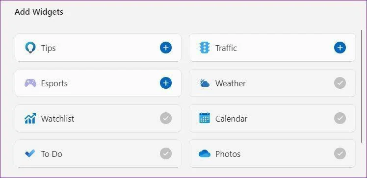 Hướng dẫn sử dụng Widget trong Windows 11