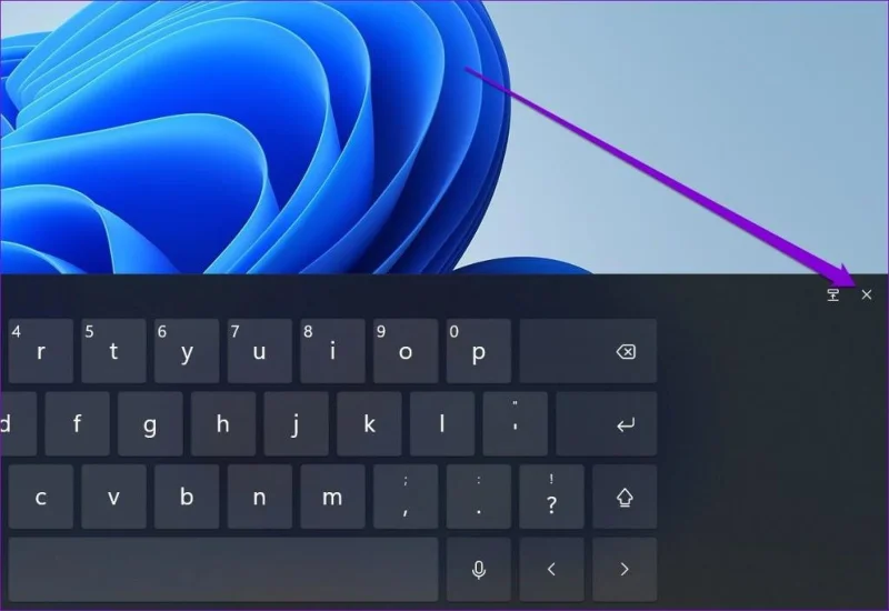 Cách bật và sử dụng bàn phím cảm ứng tr��n Windows 11