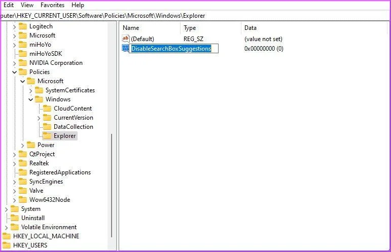 Cách tắt kết quả tìm kiếm trên web từ Start Menu trong Windows 11