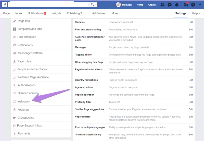 Cách đăng từ Facebook lên Instagram cùng lúc