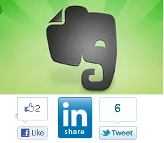 Bagikan Catatan Evernote di Facebook, Twitter, dan LinkedIn