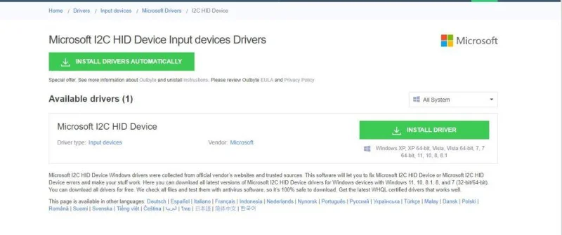 How To Initiate I2C HID Device Driver Download & Install On Windows 11 How To Initiate I2C HID Device Driver Download & Install On Windows 11