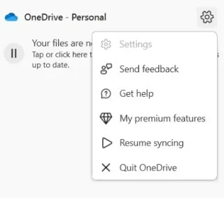 OneDriveの同期設定