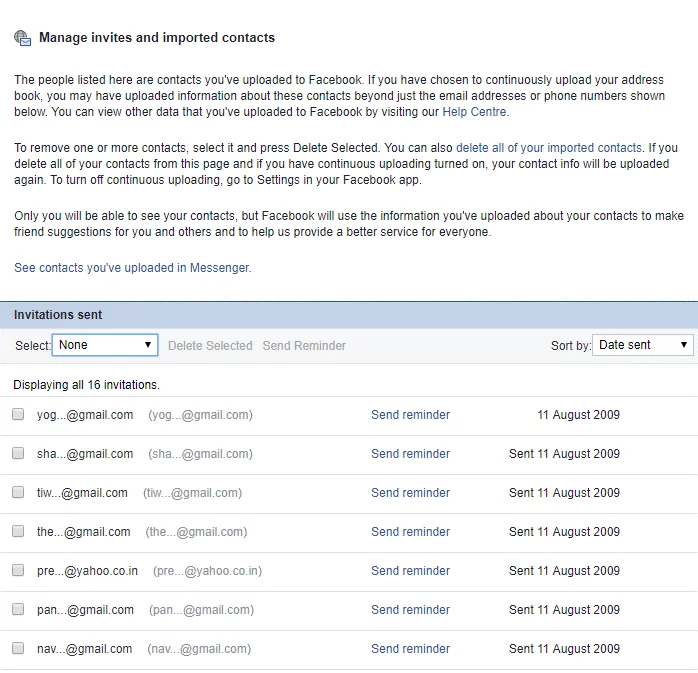 How To Delete The List Of Phone Contacts That Facebook Has How To Delete The List Of Phone Contacts That Facebook Has