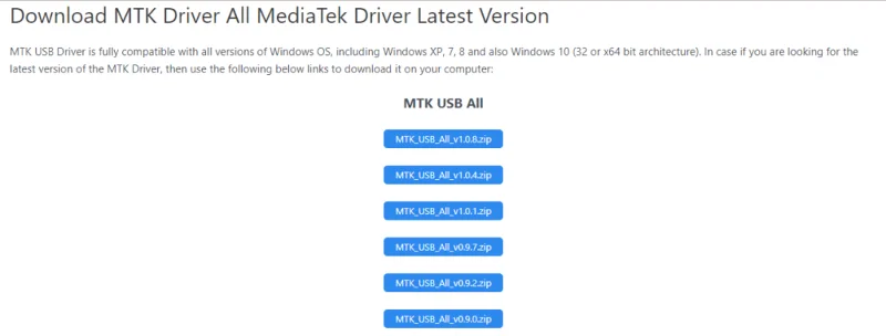 How To Download MTK USB Drivers For Windows? How To Download MTK USB Drivers For Windows?