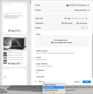 Comment enregistrer une page Web au format PDF sous Windows et Mac