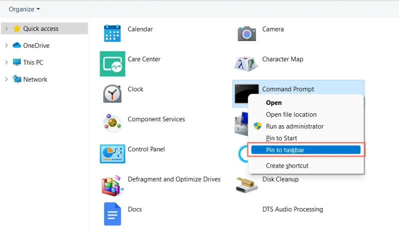 Cum să adăugați comenzi rapide în bara de activități Windows