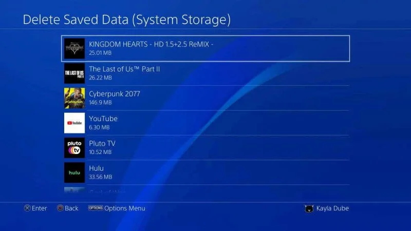 Cum să ștergeți datele jocului pe PS4