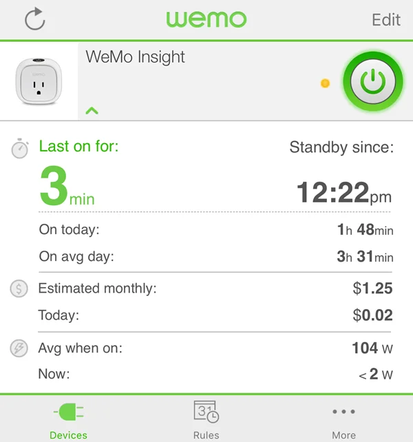 Cara Mengawal Suis WeMo Insight menggunakan Alexa & Echo