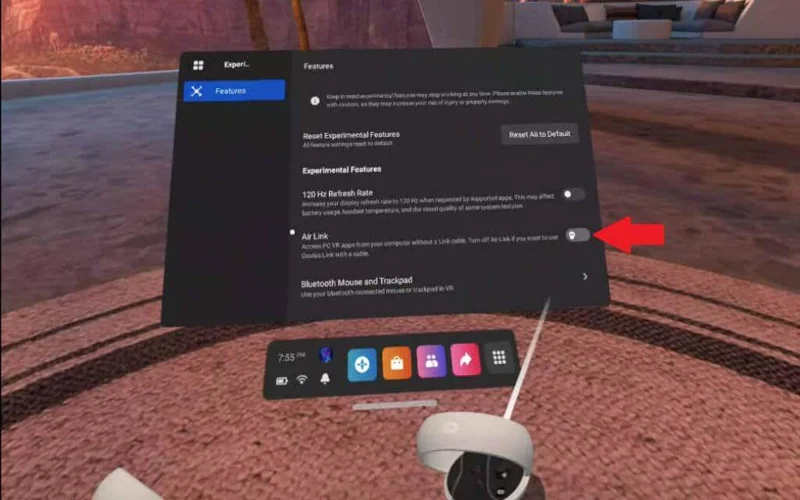 Cara Menyediakan Pautan Udara pada Oculus Quest 2