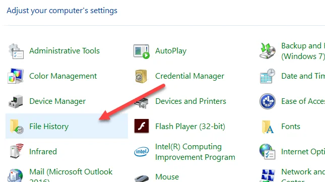 Ghid OTT pentru copii de rezervă, imagini de sistem și recuperare în Windows 10