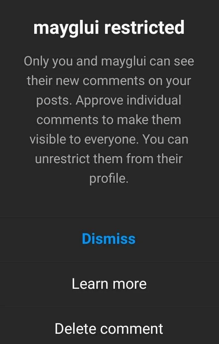 Cum să știi dacă cineva te-a restricționat pe Instagram